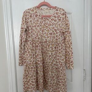 Crewcuts Pink and Yellow Animal Print Dress